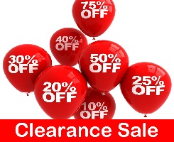 clearance sale