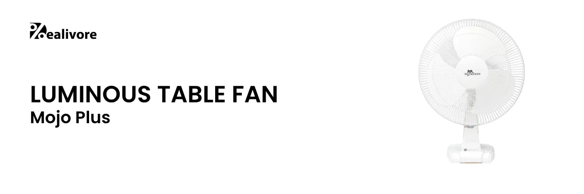 luminous table fan