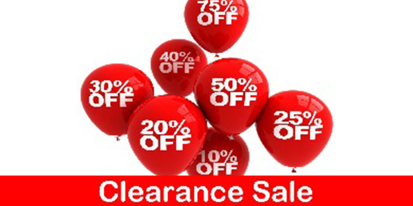 Clearance Sale - One Should Never Miss